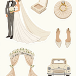 Wedding & Engagement Celebration - Sticker Sheet v6